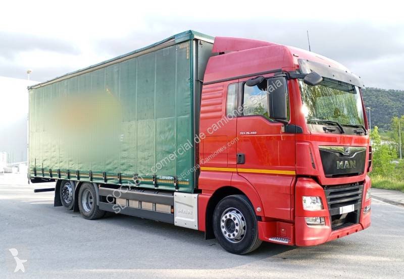 Camión MAN TGX 26.460 Tautliner 6x2 Euro 6 460 CV de Ocasión - miniatura 1
