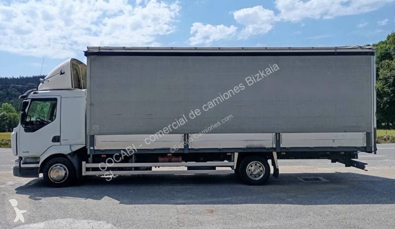 Camión tautliner (lonas correderas) Renault Midlum 240 DXI 4x2 Diesel Euro 4 usado - miniatura 3