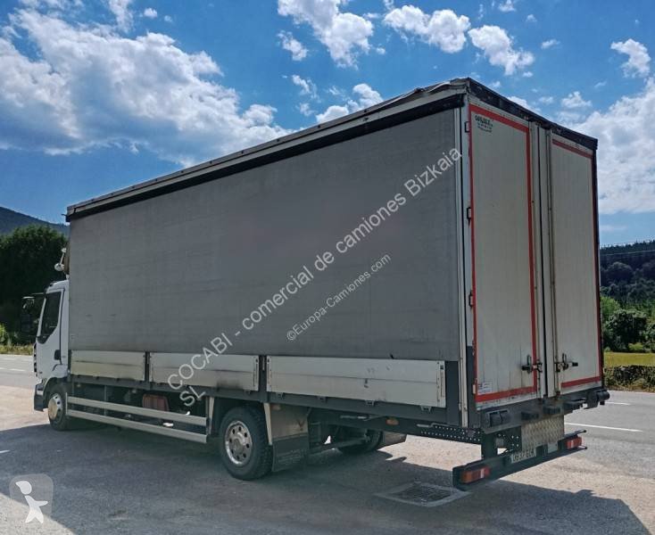 Camión tautliner (lonas correderas) Renault Midlum 240 DXI 4x2 Diesel Euro 4 usado - miniatura 5