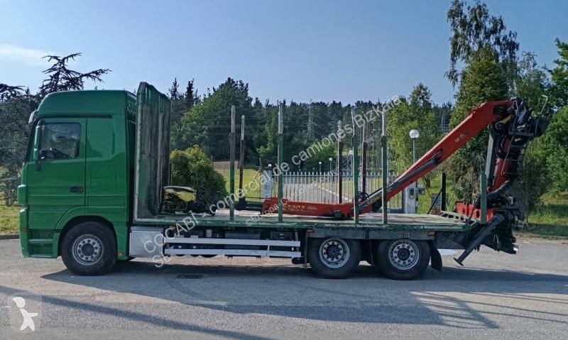 Camión Maderero Mercedes-Benz Actros 2648 6x2 con Grúa Euro 5 de Segunda Mano - miniatura 5