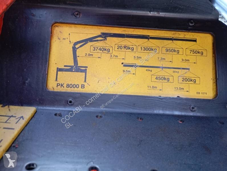 Camión Volquete MAN 9.150 4x4 con Grúa Euro 0 de Ocasión - miniatura 9