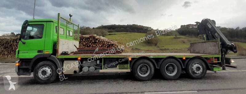 Camión Mercedes-Benz Actros 2636 Plataforma con Grúa 8x4 de Ocasión - Euro 4 - miniatura 5
